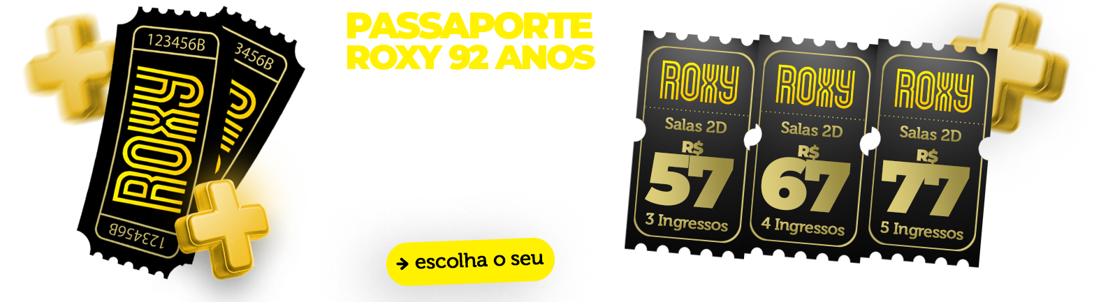 Passa Porte Roxy 92 anos