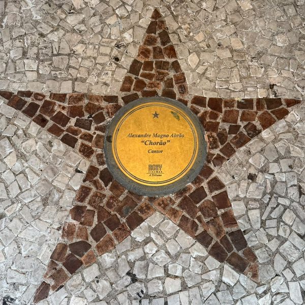 Estrela de Chorão na Calçada da fama do Roxy