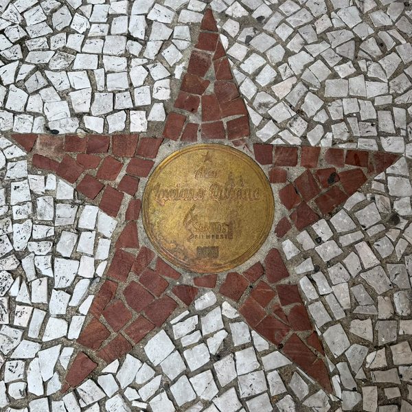 Estrela de Luciano Quirino na Calçada da fama do Roxy